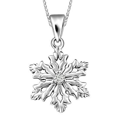 400x400 Gold Star Jewellers Canadian Snowflake Pendant