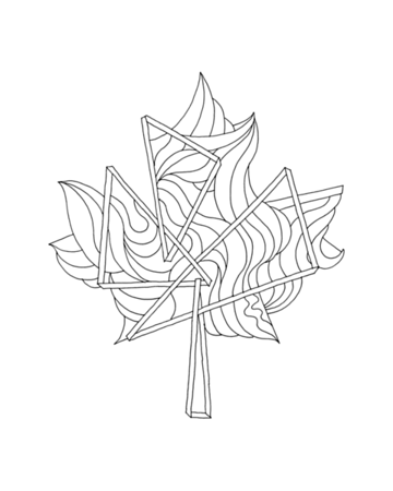360x450 Inner Maple Leaves
