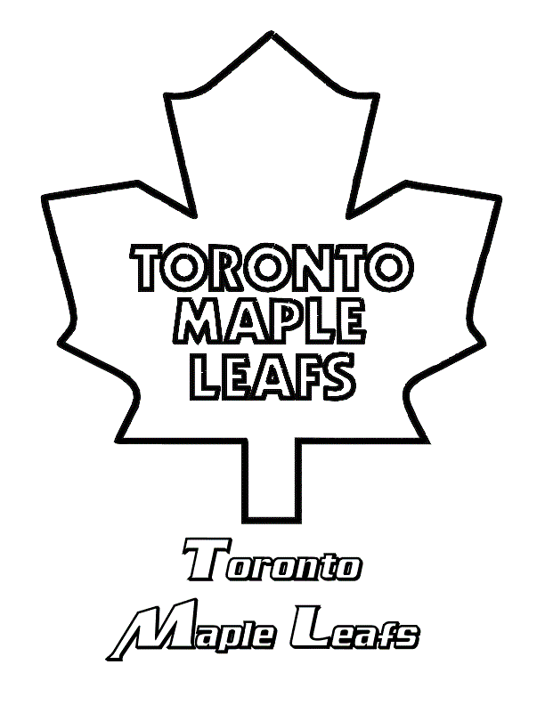 612x792 Toronto Maple Leaf Clipart