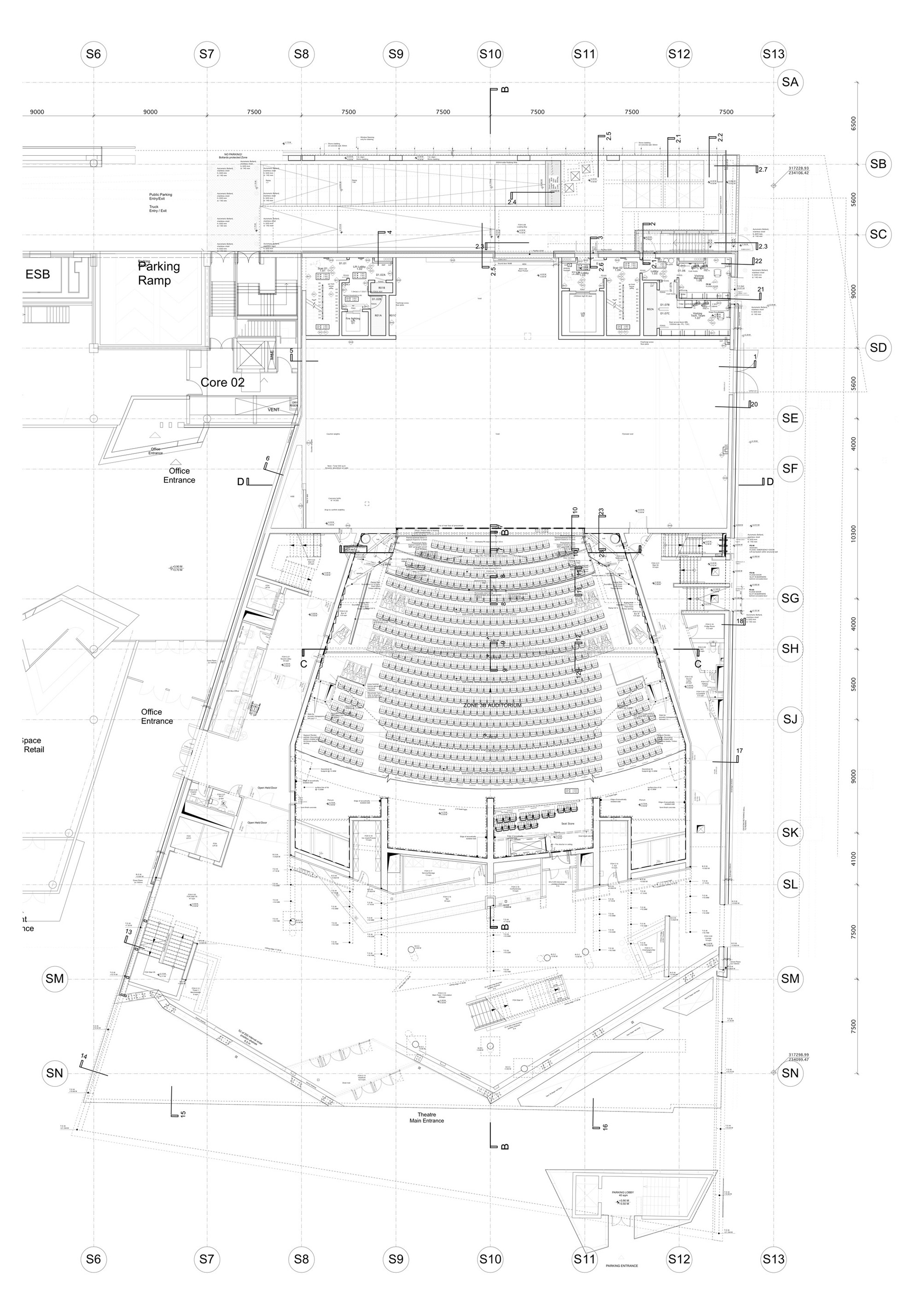 2000x2857 Gallery Of Grand Canal Theatre Studio Libeskind