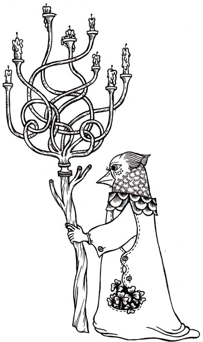 418x704 Animalsleepstories Candelabra Drawing