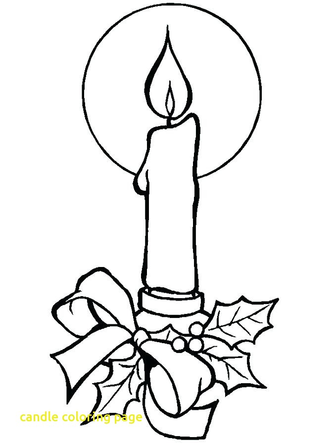 675x900 Birthday Candle Coloring Page Archives