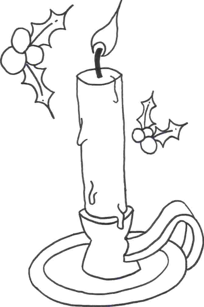 671x1008 Candle Coloring Joandco.co