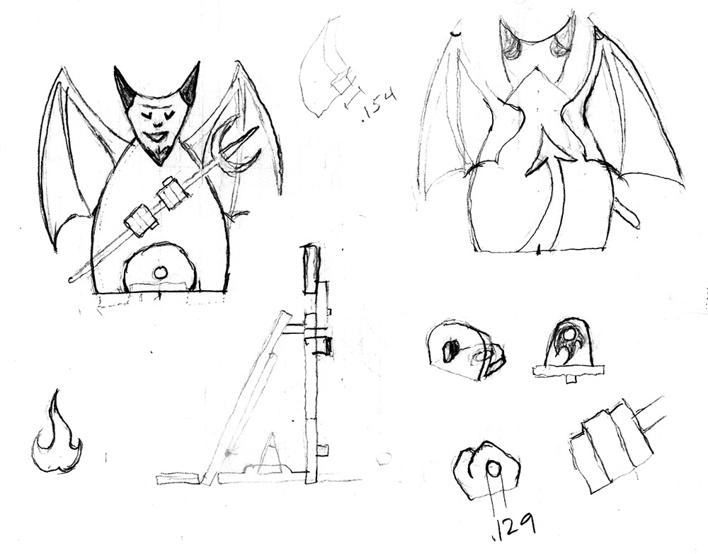 1000x783 Angels And Devils Making A Smoking Man Candle Holder Retro Tech