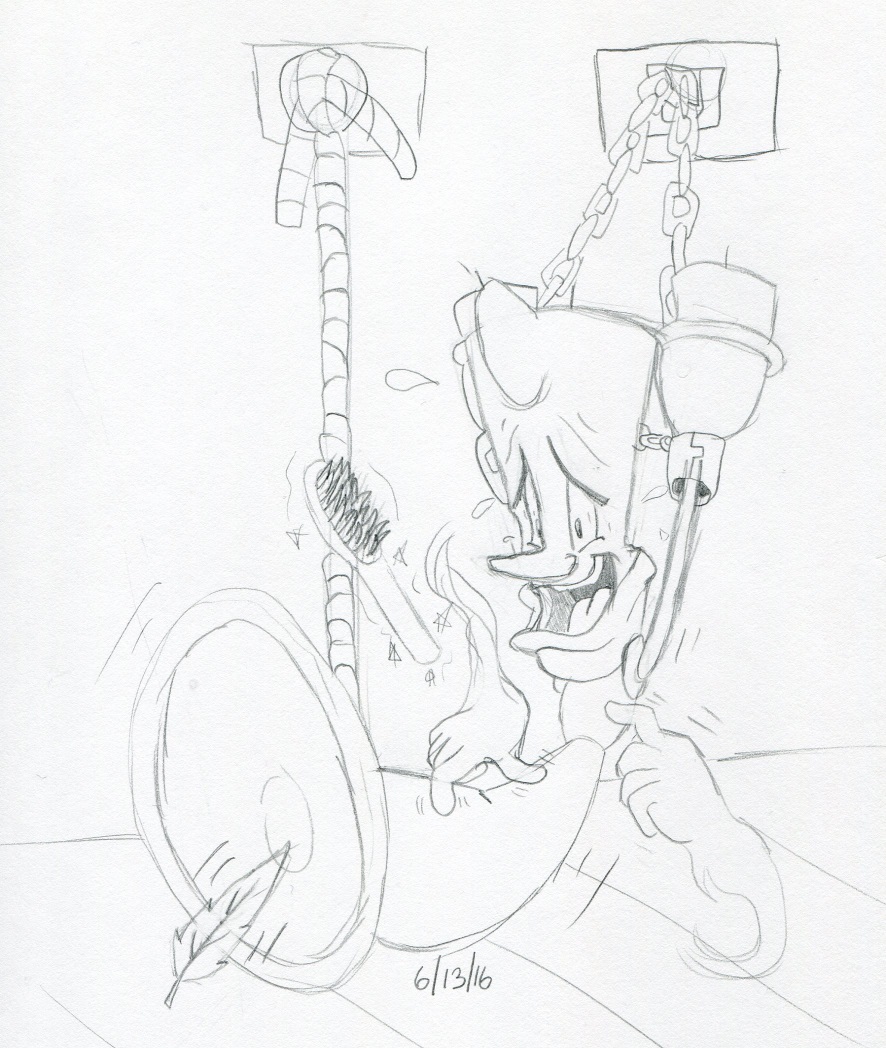 886x1048 The Brush Is Coming Pencil By Candlegirl