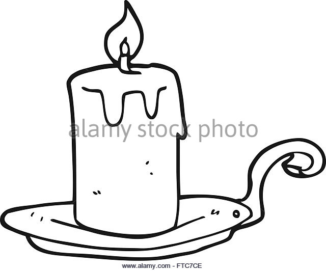 640x532 Drawn Candle Cartoon