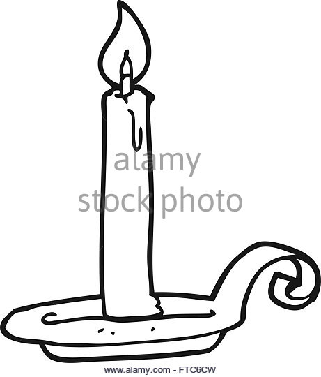 461x540 Cartoon Spooky Candle Black And White Stock Photos Amp Images