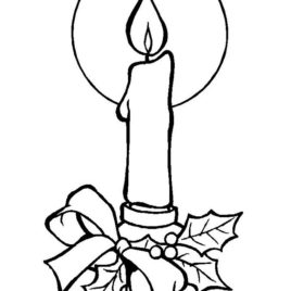 268x268 Coloring Pages Candlestick Kids Drawing And Coloring Pages