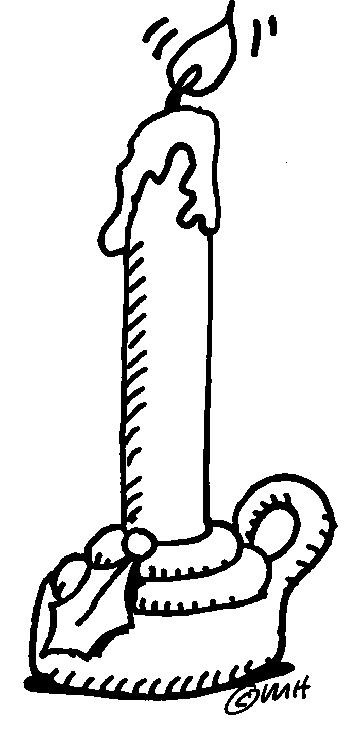 361x754 Candle Drawing Clip Art