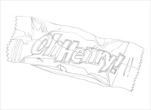 615x450 Create A Realistic Candy Bar In Illustrator Sketches, Colored