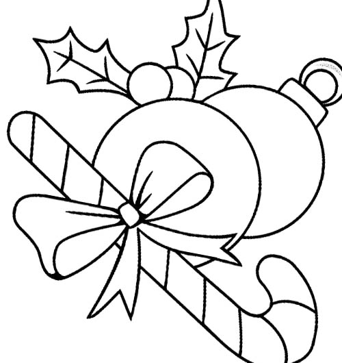 500x530 Candy Cane Coloring Pages 360coloringpages