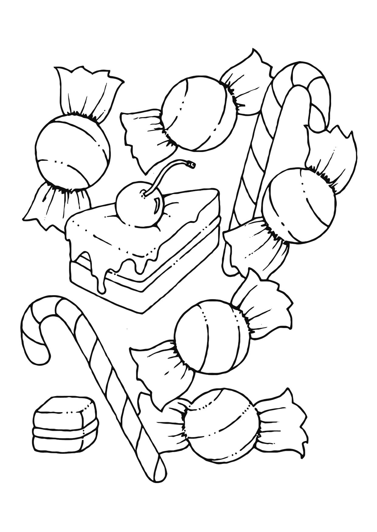 1240x1750 Coloring Pages. Candy Color Pages