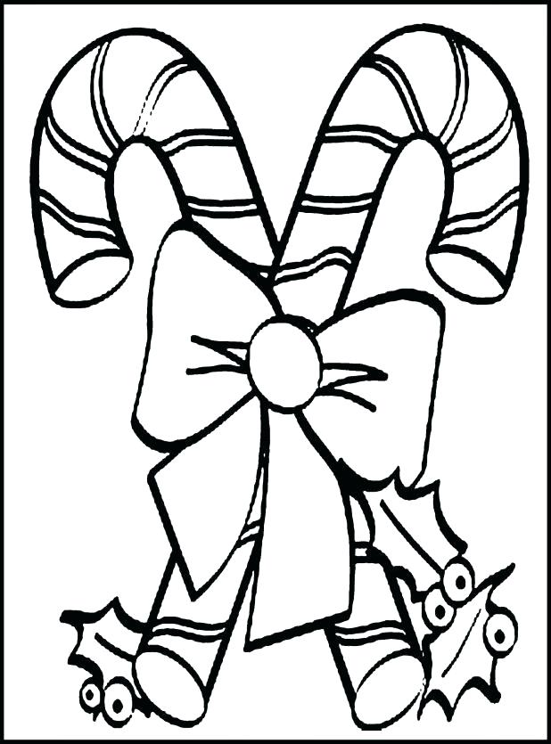 618x835 Candy Cane Coloring Page