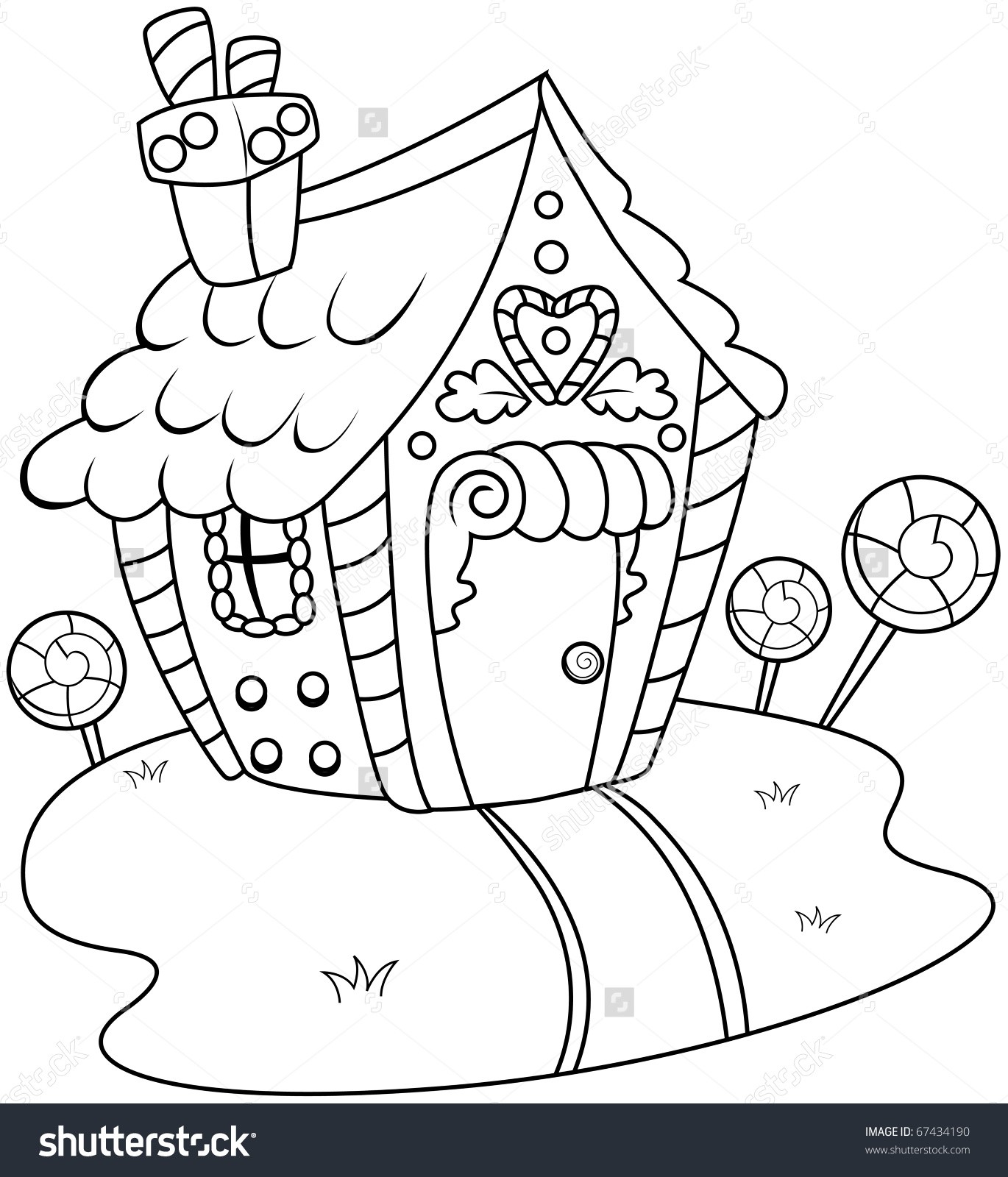 1370x1600 Gingerbread Man And House Coloring Page Free Draw To Color