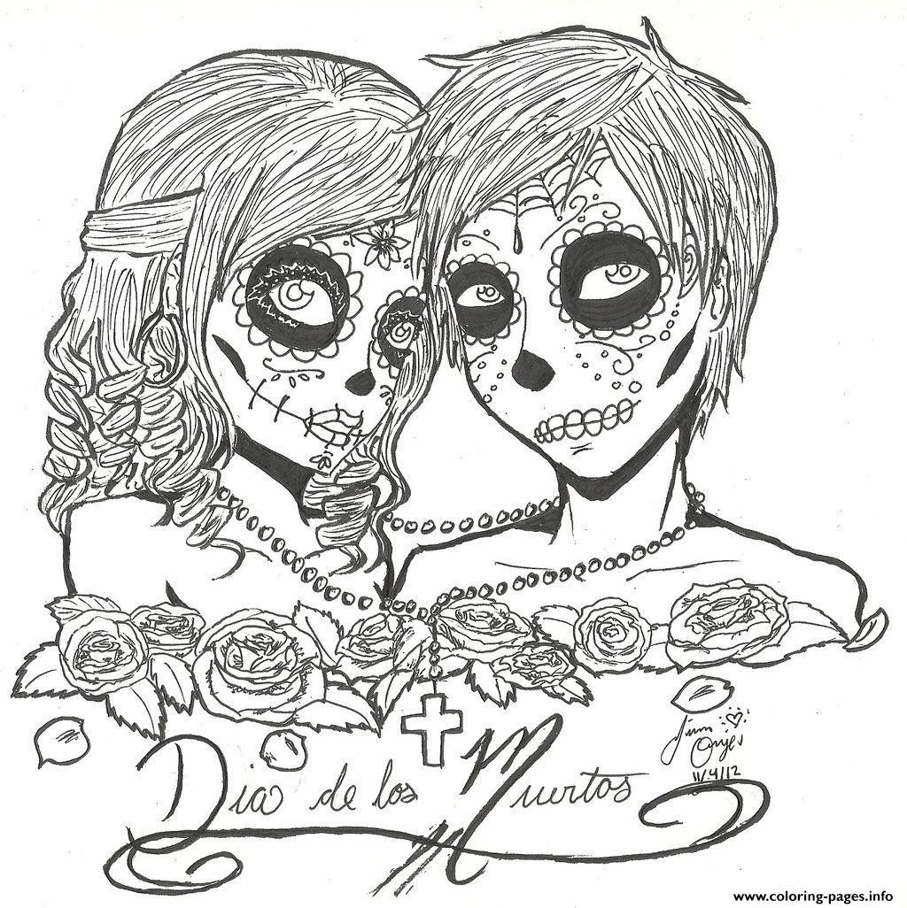1024x1026 Adult ~ Coloring Pages Sugar Skull Skulls Futpal Drawing Adult F
