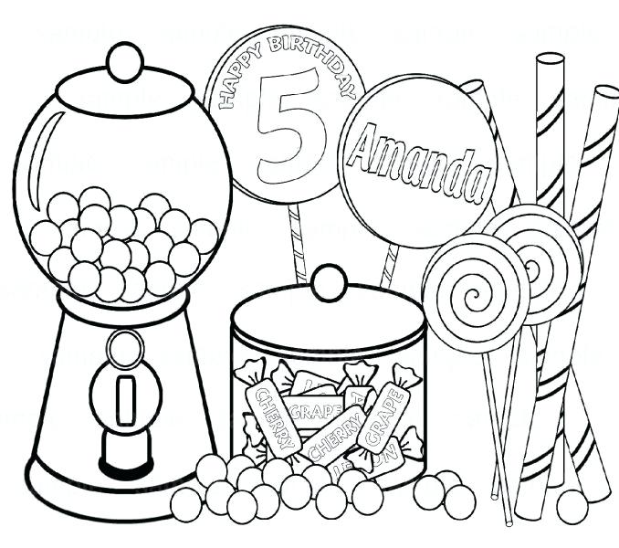 678x600 Candy Coloring Pages Candy Coloring Pages Of Candy Free Coloring