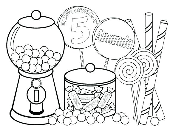 570x440 Candy Coloring Pages Printable Candy Coloring Pages For Kids