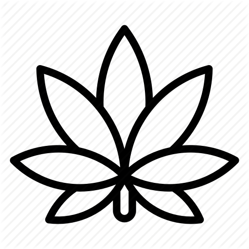512x512 Cannabis, Drugs, Flower, Leaf, Marijuana, Medical, Plant Icon