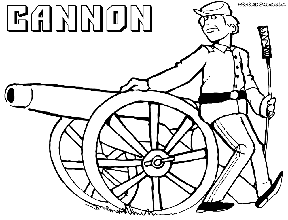 Cannon Drawing at GetDrawings | Free download