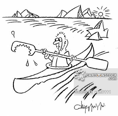 400x396 Canoe Paddles Cartoons And Comics