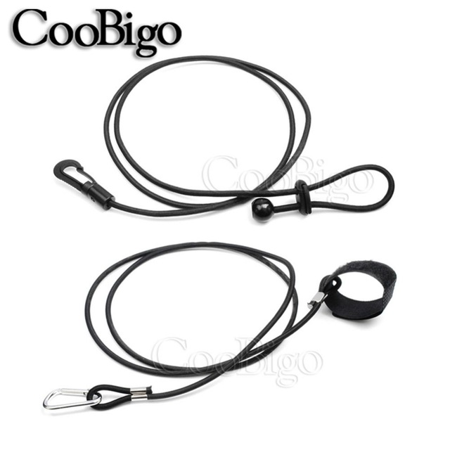 640x640 Bungee Tied Shock Cord Elastic Kayak Canoe Paddle Leash Fishing