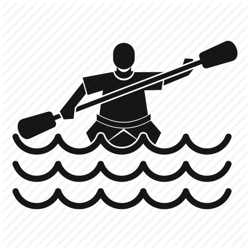 512x512 Canoe, Canoeing, Kayak, Rowing, Sea, Sport, Summer Icon Icon