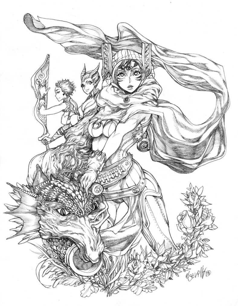 788x1014 Dragons Canon Thing By Elsevilla