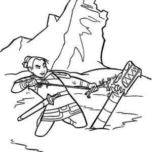 300x300 Kids Drawing Of Springtime Coloring Page