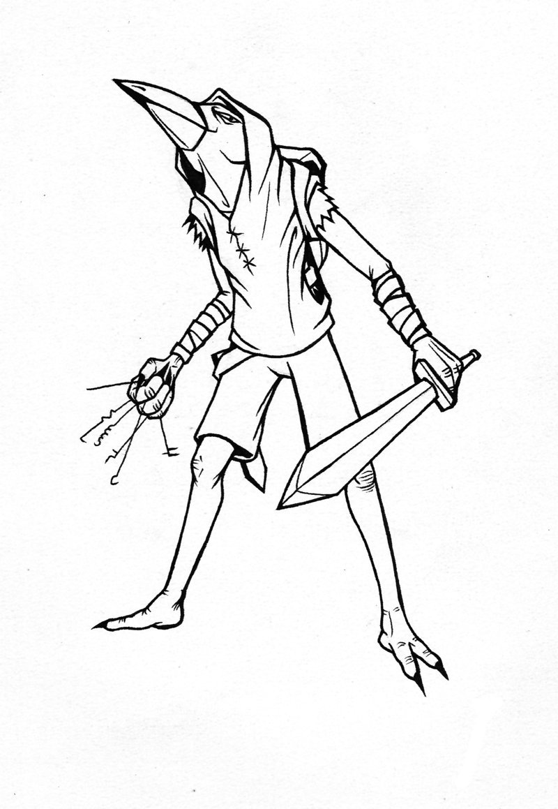 800x1159 Took, The Kenku By Canon Thought