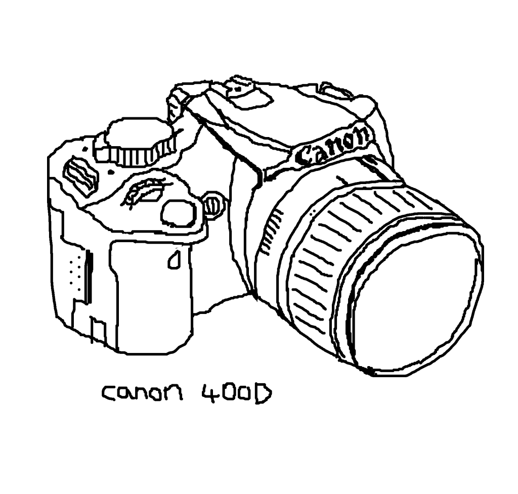 1024x977 Canon 400d Sketch The Art Of Benji