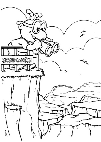 342x480 Baby Scooter In Grand Canyon Coloring Page Free Printable
