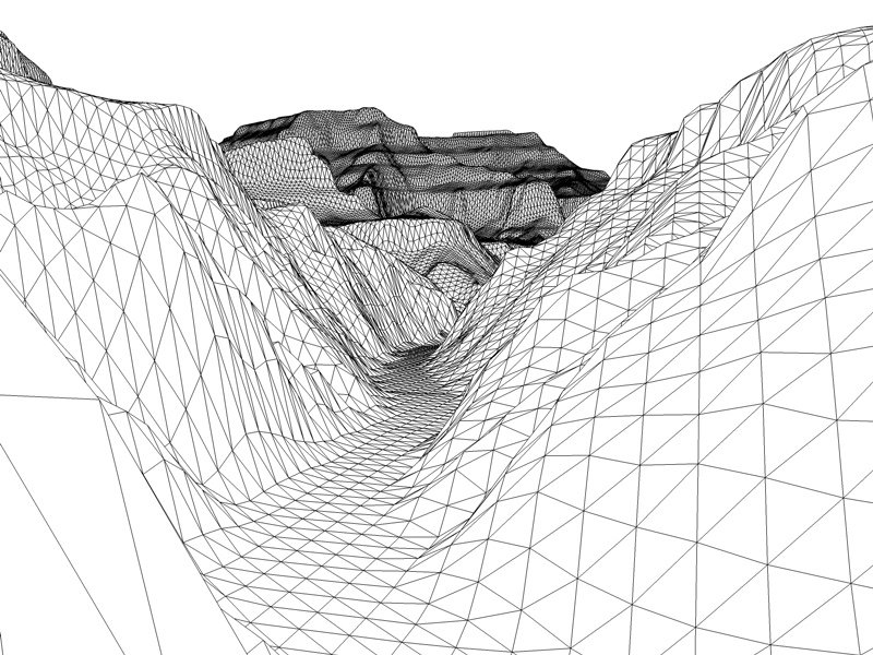 800x600 The Grand Canyon In Arizona United States Low Poly 3d Model 3d