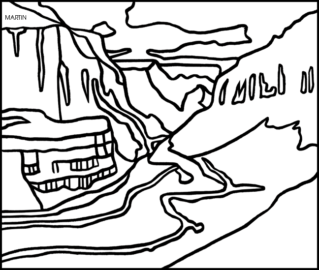 648x549 United States Clip Art By Phillip Martin, Famous Landmark