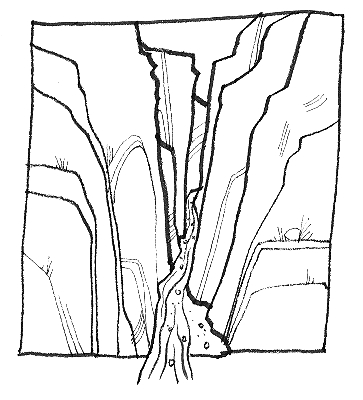 363x400 Slot Canyon Listening