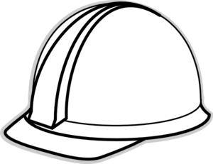 300x231 White Hard Hat 2 Clip Art