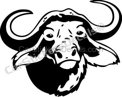 400x317 Cape Buffalo Sticker Amp Decal