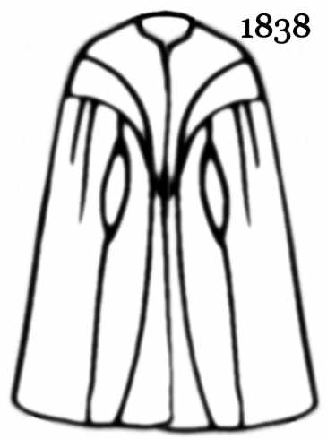 365x490 Cloak Line Drawings. Fashion And Costume History 1