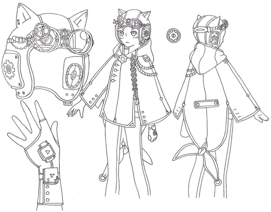 900x707 Steampunk Cape By Relmn