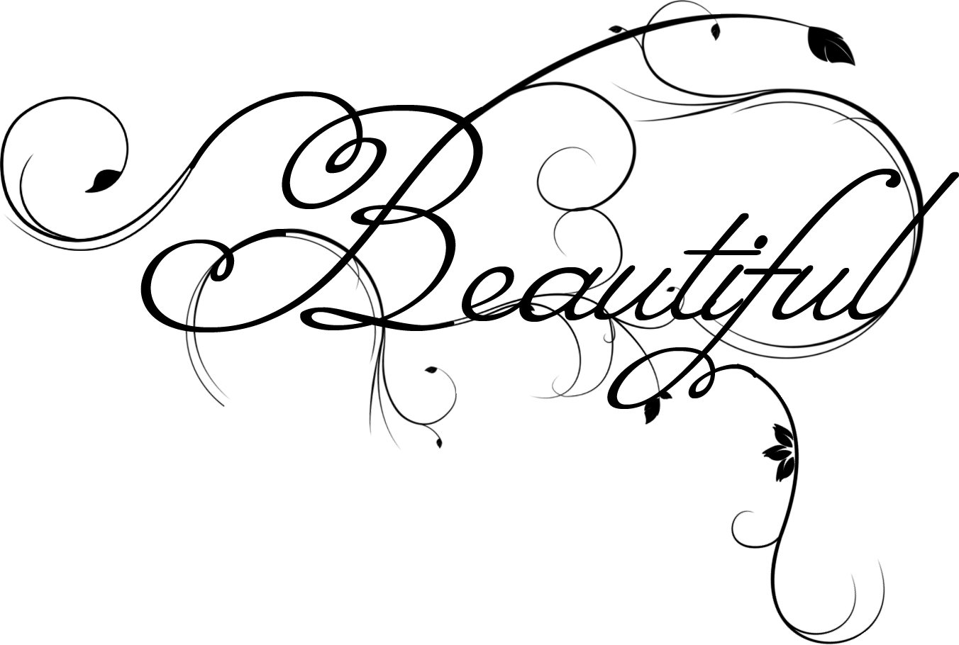 1352x910 Beautiful Would Like The Capital B And A Capital U As Well