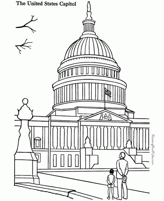 636x778 Us Capitol Building Coloring Pages Art Coloring Pages Amp Designs