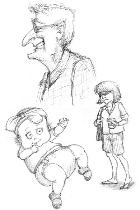 450x673 Caricature Sketched Out