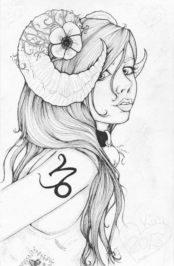 558x851 Capricorn Girl Capree By Foux