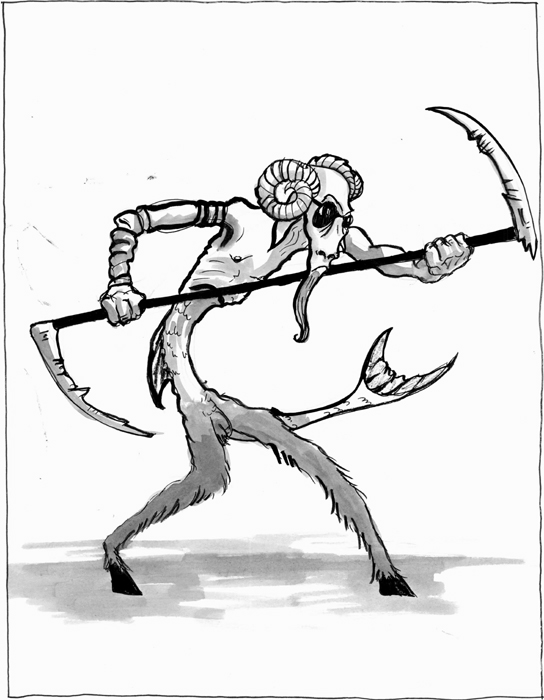 544x700 Goatman Demon Of Capricorn By Mckell