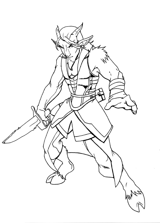 646x900 Young Capricorn Drawing By Erikonil