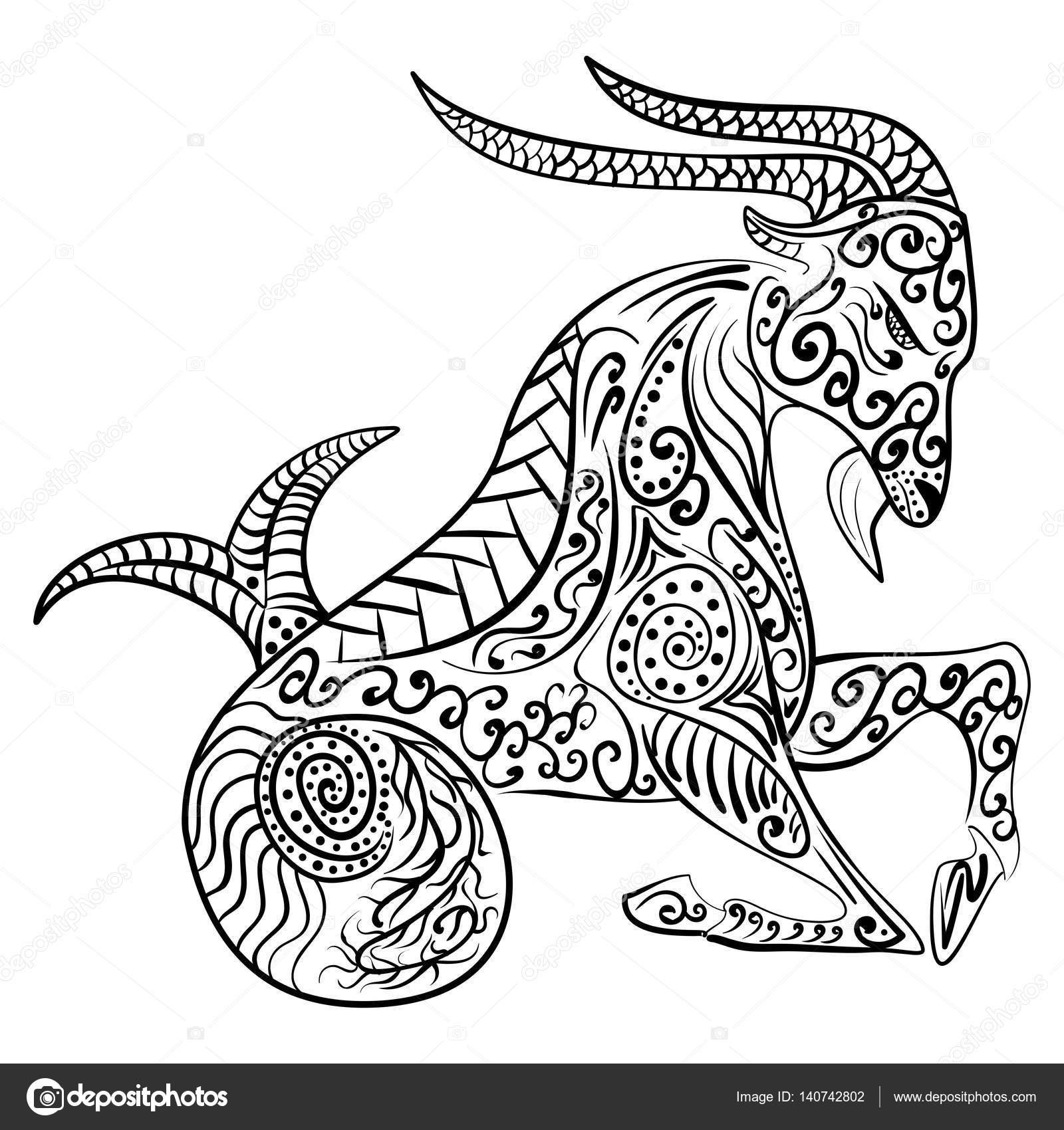 The best free Capricorn drawing images. Download from 78 free drawings ...