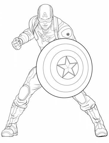 365x480 Captain America Coloring Pages Free Coloring Pages