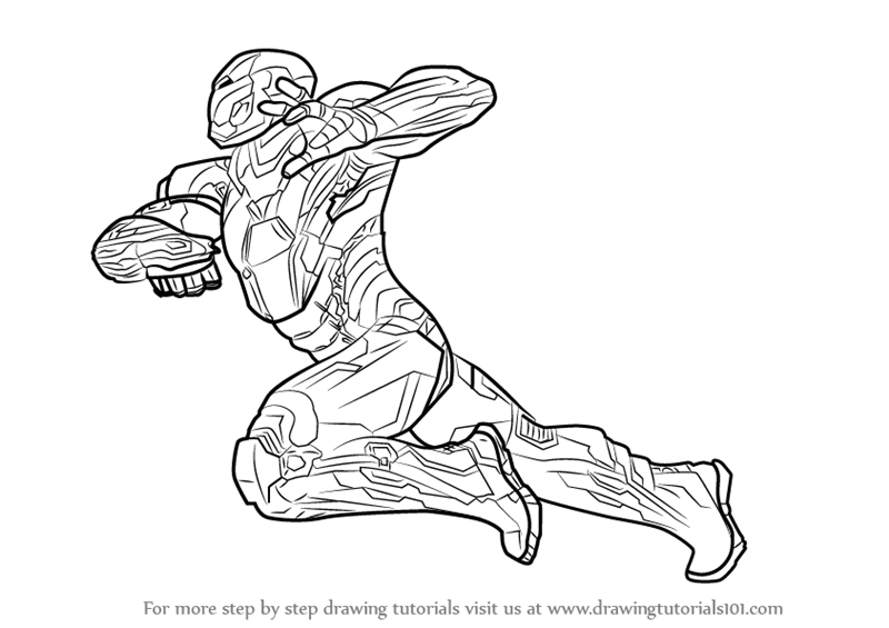 800x565 Learn How To Draw Iron Man From Captain America Civil War (Captain