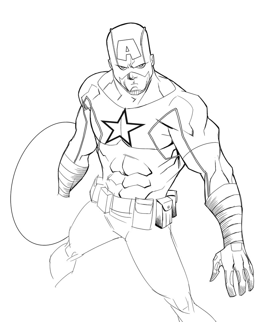 900x1117 Captain America Cartoon Drawing Captain Americatheadriannelson