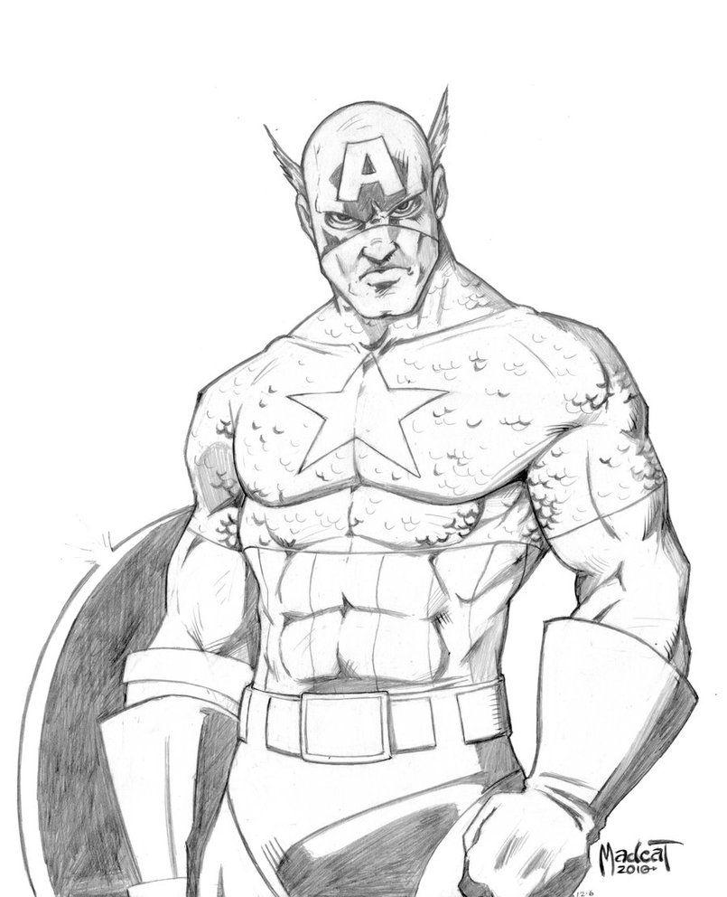 805x992 Captain America Drawings Captain Americadigital Paladin