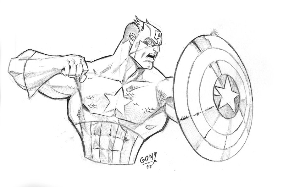 900x595 Captain America Tribute A Joe Mad By Pollomaxx